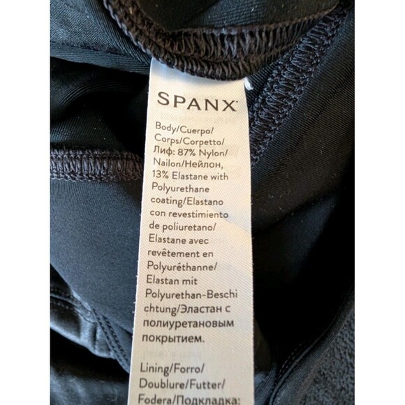 Spanx Leather Look Wet Compression Shaping Leggings Slimming Grunge Fairygoth - Picture 6 of 10